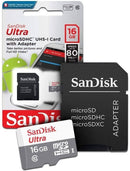 Cartão de Memória Sandisk Micro SD Ultra 80mb/s 16GB